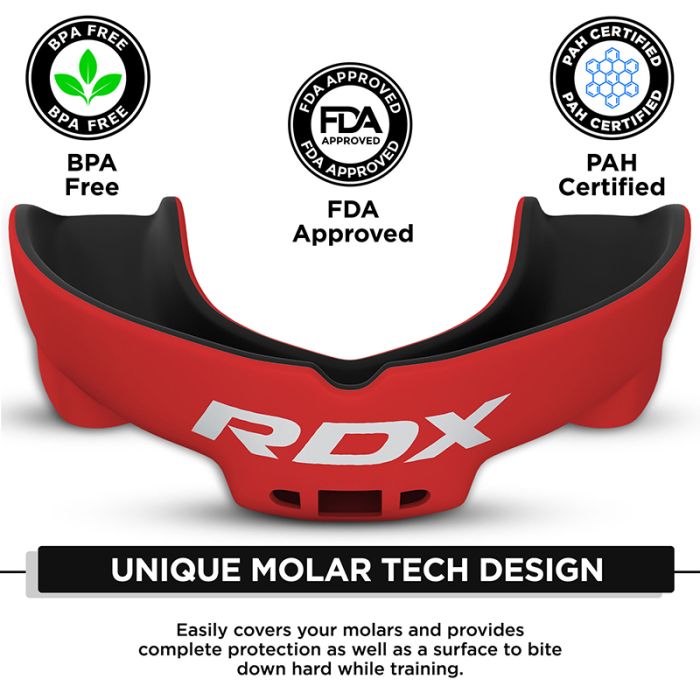 RDX 3w Mouth Guard#color_redblack