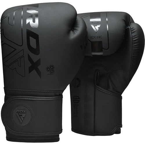 RDX F6 Kara Boxing Training Gloves Black#color_black
