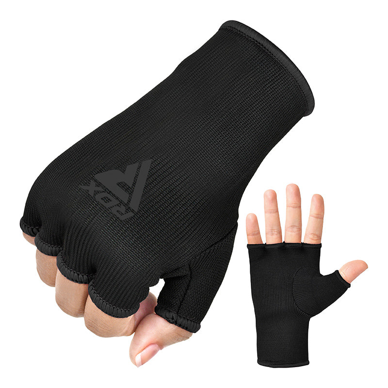 RDX HI Inner Gloves Hand Wraps#color_black