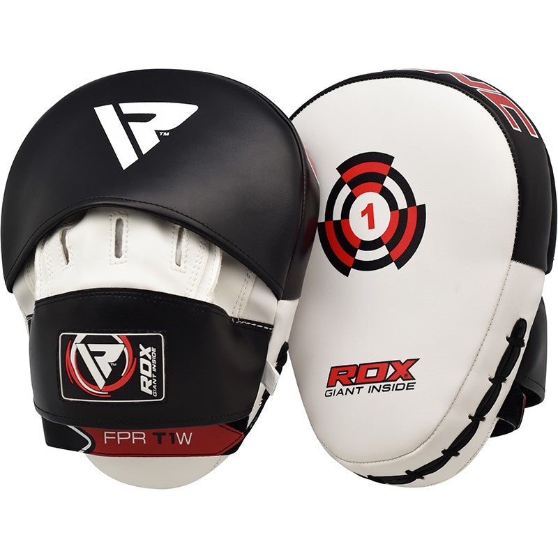 RDX T1 Curved Boxing Pads#color_white